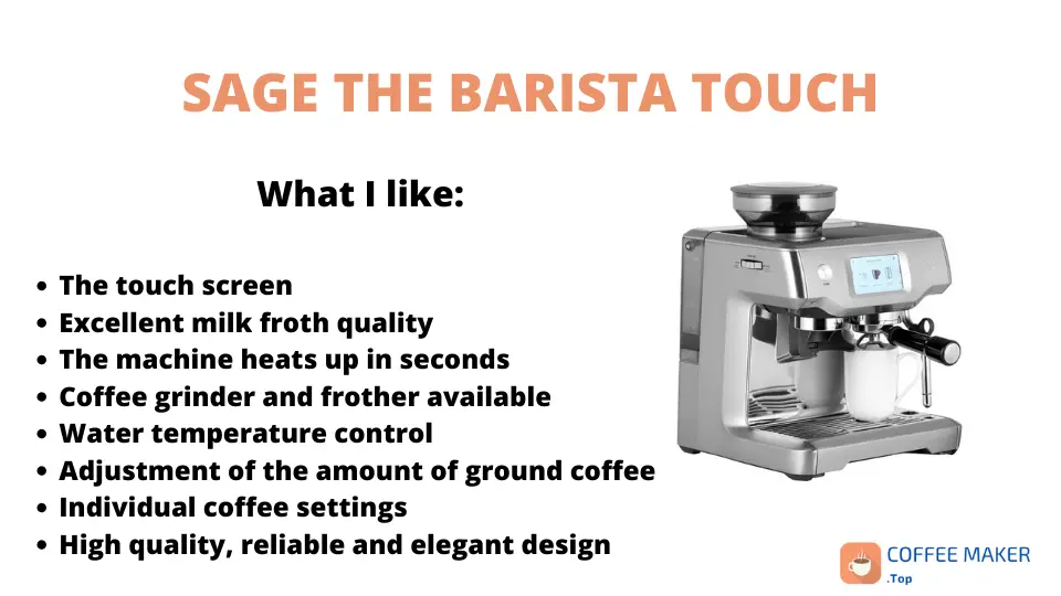 SAGE THE BARISTA TOUCH