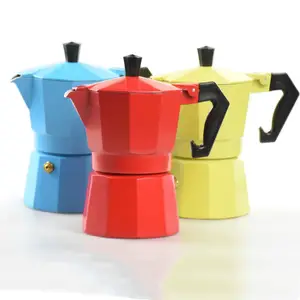 Italian Coffee Makers Of Different Colours