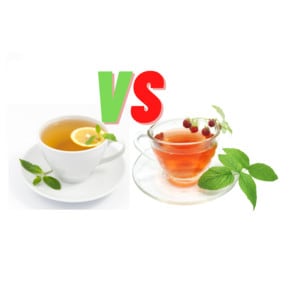 red tea vs green tea