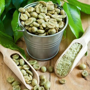 How is green coffee prepared