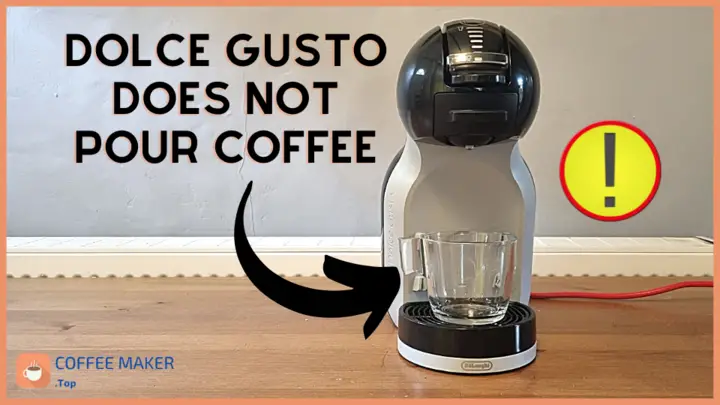 Dolce Gusto does not dispense coffee