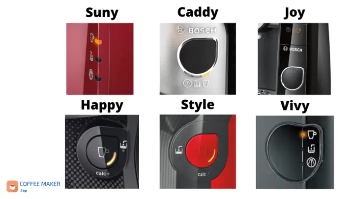 Lights for Tassimo Coffee Machines Suny, Caddy, Happy, Style, Joy and Vivy